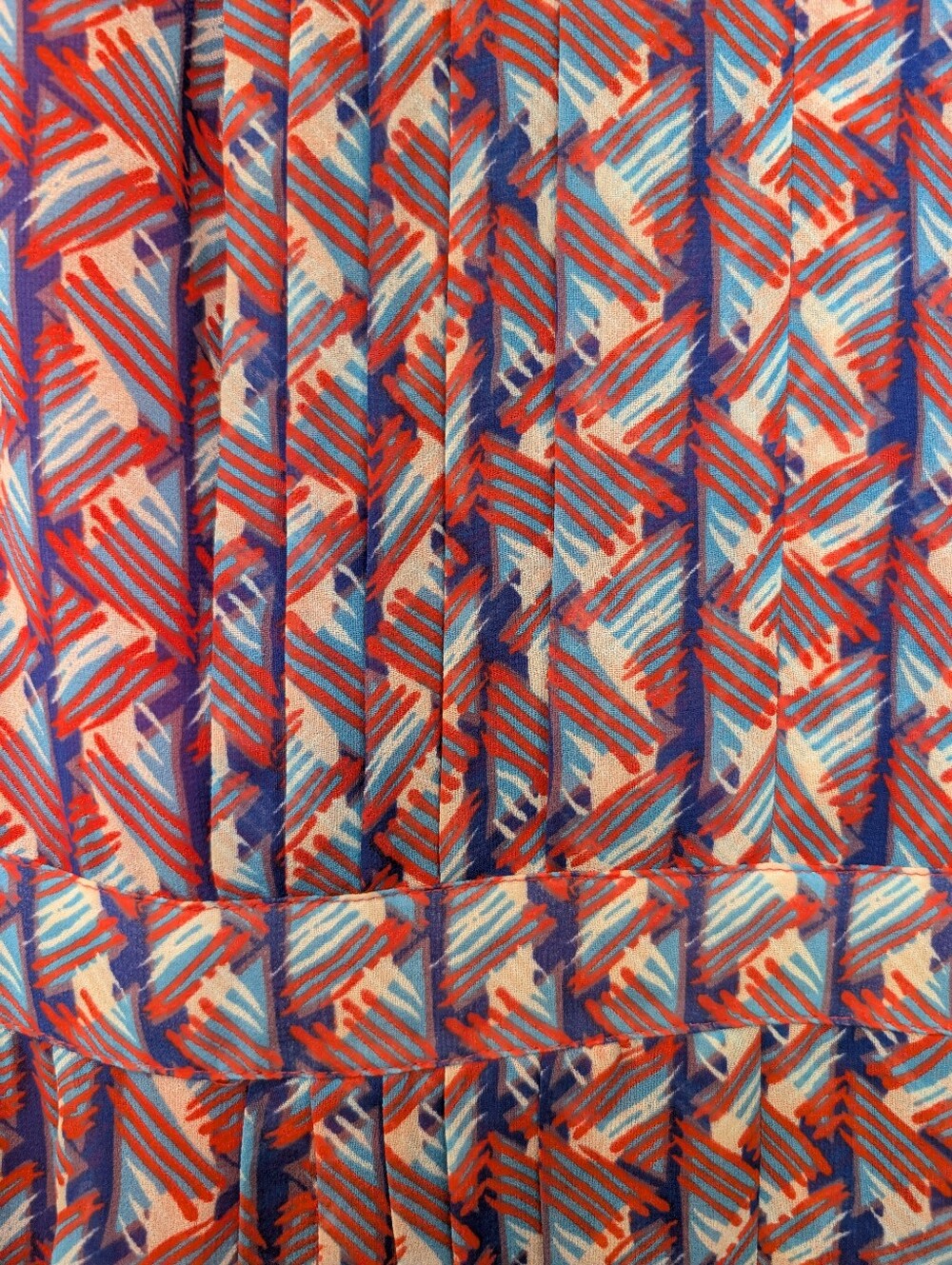 Halogen Pleated Dress, Multicolor - Picture 3 of 6
